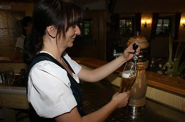 frisch gezapftes regionales Bier im Hotel Beinbauer Büchlberg